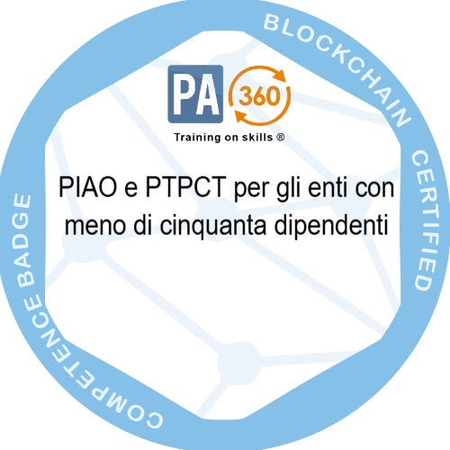 PIAO e PTPCT per gli enti con meno di cinquanta dipendenti